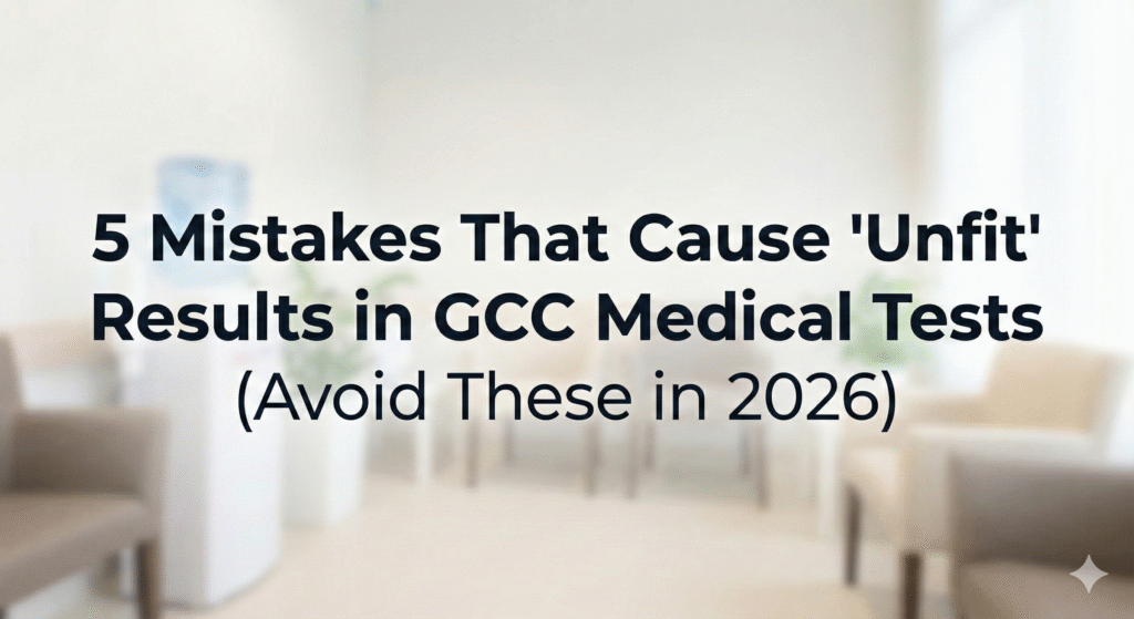 5 Mistakes That Cause 'Unfit' Results in GCC Medical Tests (Avoid These in 2026)